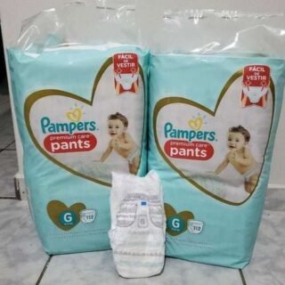 Pampers Fralda Pants Premium Care G 112 unid ou 124 unid
