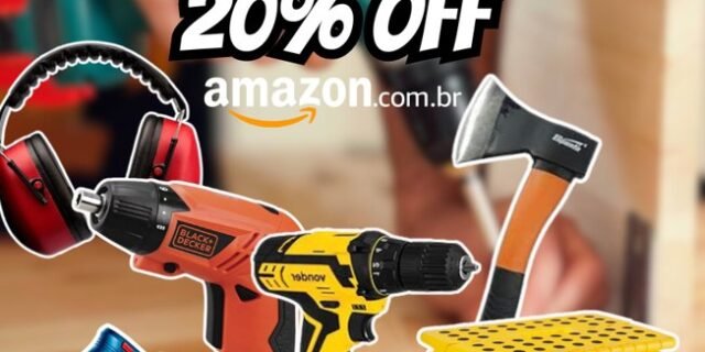 Seleção em Ferramentas com 20% Off