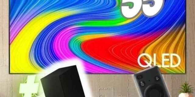 Smart TV 55″ QLED 4K 55Q65D 2024 + Soundbar HW-B550/ZD – Samsung