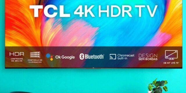 Smart TV 75” UHD 4K LED TCL 75P635