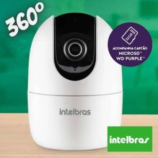 Câmera Inteligente Interna 360° Compatível com Alexa Wi-Fi iM4 C com MicroSD 32GB