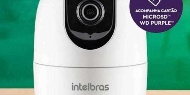 Câmera Inteligente Interna 360° Compatível com Alexa Wi-Fi iM4 C com MicroSD 32GB