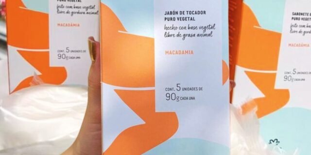 Sabonete em Barra Puro Vegetal Tododia Macadâmia 5 un de 90 g cada