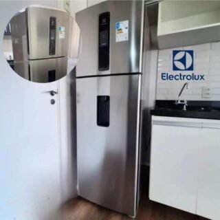 Geladeira Frost Free 389 Litros Iw43s Inox Electrolux 220v