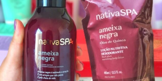 Combo Nativa Spa Ameixa Negra: Loção Hidratante Desodorante 400ml + Refil 400ml