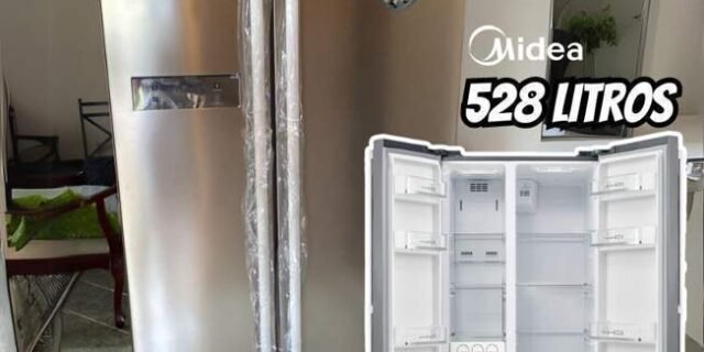 Geladeira Frost Free Side by Side 528L Midea