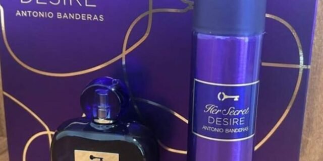 Kit Perfume Feminino Banderas Her Secret Desire ou Her Golden Secret – Eau de Toilette 80ml com Desodorante