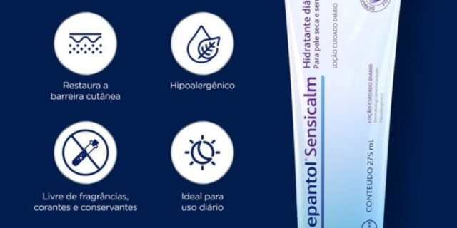 Bepantol Derma Sensicalm, Hidratante Corporal para Aliviar a Pele Sensível e Descamativa, Creme Corporal 275ml