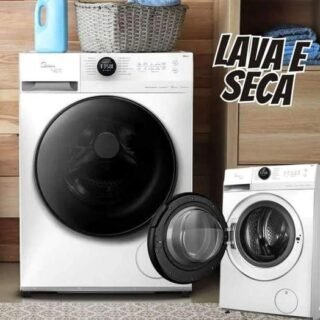 Lava E Seca 10,5kg Midea Healthguard Branca Conectada