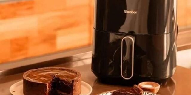 Air Fryer Fritadeira Elétrica Gaabor Touch 3,5l 1400w 127v Cor Cinza-escuro 110v
