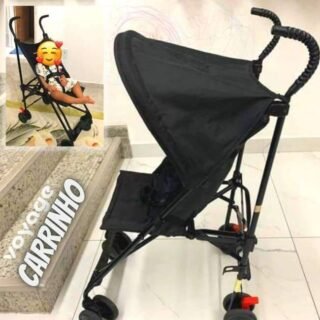 Carrinho Umbrella Quick Preto Voyage