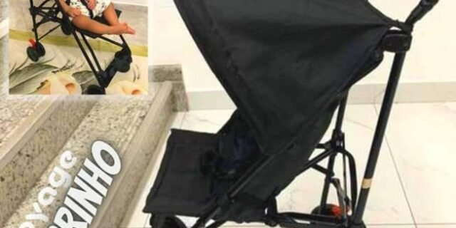 Carrinho Umbrella Quick Preto Voyage