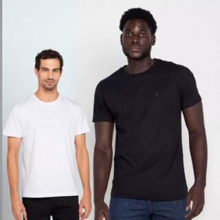 Kit 2 Camisetas Masculinas Básicas Algodão Polo Wear