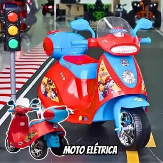 Bang Toys Moto Elétrica Scooter Patrulha Canina 6v Recarregável