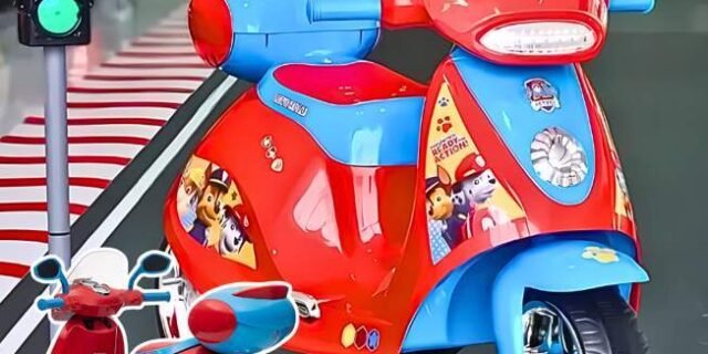 Bang Toys Moto Elétrica Scooter Patrulha Canina 6v Recarregável