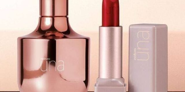 Conjunto Natura Una Deo Parfum e Batom