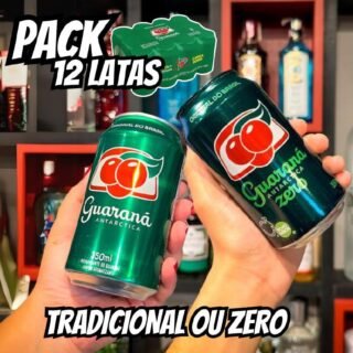 Pack de Guaraná Antarctica Zero ou Normal
