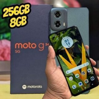 Smartphone Motorola Moto G34 5G 16GB RAM Boost* 256GB Verde – Vegan Leather