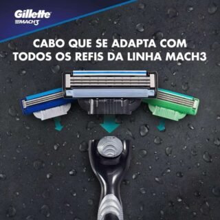 Gillette Mach3 – Refil Para Barbear, 16 Unidades