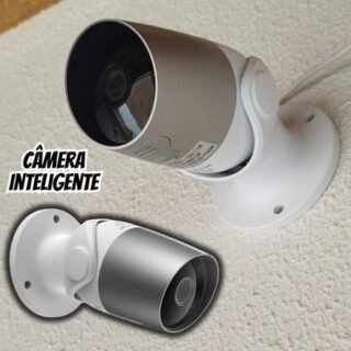 Câmera Inteligente Steck Ambiente Conectado, Segurança Externa, Wi-Fi com IP65