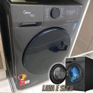 Lava e Seca 10,5kg Midea HealthGuard Titanium Conectada