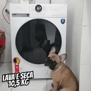 Lava e Seca 10,5kg Midea HealthGuard Branca Conectada 127v