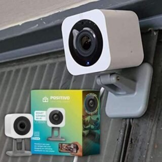 Smart Câmera Wi-Fi Positivo Casa Inteligente, 1080p Full HD, 20 FPS