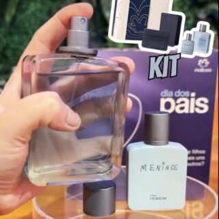 Presente Natura Homem Pai & Filho com Caixa Especial (1 porta-documentos + 1 porta-cartões)