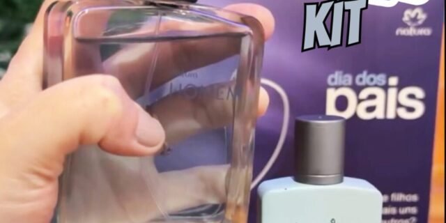 Presente Natura Homem Pai & Filho com Caixa Especial (1 porta-documentos + 1 porta-cartões)