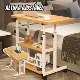 Mesa Lateral Para Laptop Com Altura Ajustável
