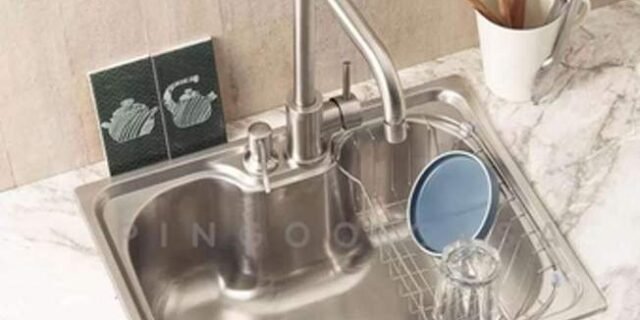 Cuba para cozinha gourmet pia aço inox com acessórios Nawa 50×40