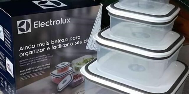 Conjunto de Potes Herméticos 4 Unidades Electrolux