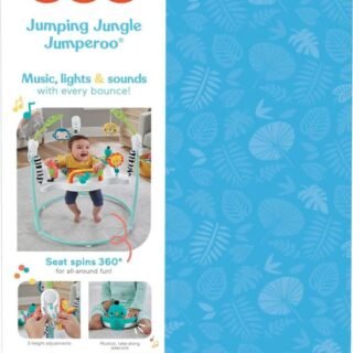 Fisher-Price Brinquedo e cadeira de Bebê Pula-Pula Selva