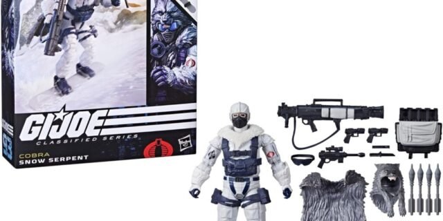 GI Joe Classified Series Boneco Snow Serpent, Figura de ação G.I. Joe d