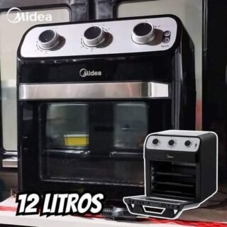 Fritadeira Sem Óleo Air Fryer OvenFryer 12L Midea Preto 1700W 127V