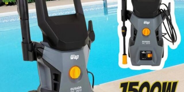 Lavadora de Alta pressão e Desobstruidora WAP – 1750 PSI 1500W Ousada
