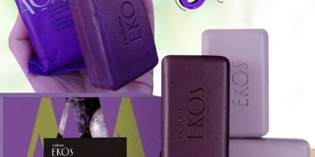 Sabonete em Barra Puro Vegetal Ekos Açaí 4 un de 100g