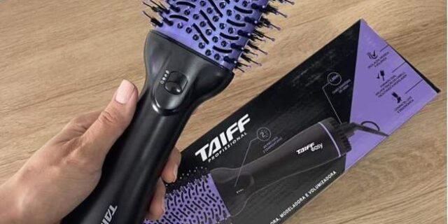 Escova Oval Secadora Taiff Easy Lilás 1200w 127v