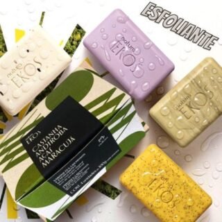 Sabonete em Barra Puro Vegetal Ekos Cremoso e Esfoliante – 4 un. de 100 g cada