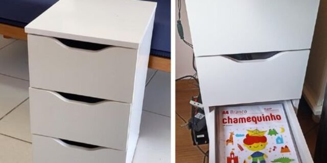 Gaveteiro com 3 Gavetas Helena Branco