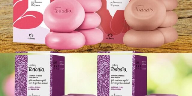 Kit Sabonetes em Barra Tododia 4 caixas de 5 un