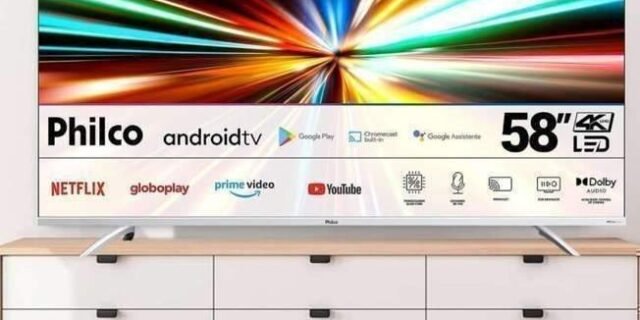 Smart TV 58″ LED UHD 4K Philco PTV58GAGSKSBL