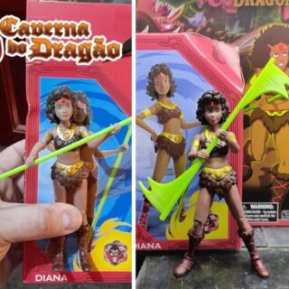Boneca Dungeons & Dragons – Caverna do Dragão Desenho Anos 80 – Figura 15 cm – Diana