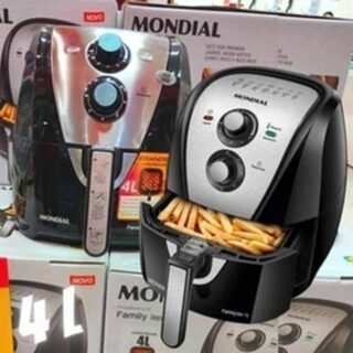 Fritadeira Sem Óleo Air Fryer 4L, Mondial, Preto/Inox, 1500W 127V