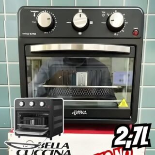 Fritadeira Elétrica sem Óleo/Air Fryer Bella Cuccina BCFR05 Preta com Timer 2,7L