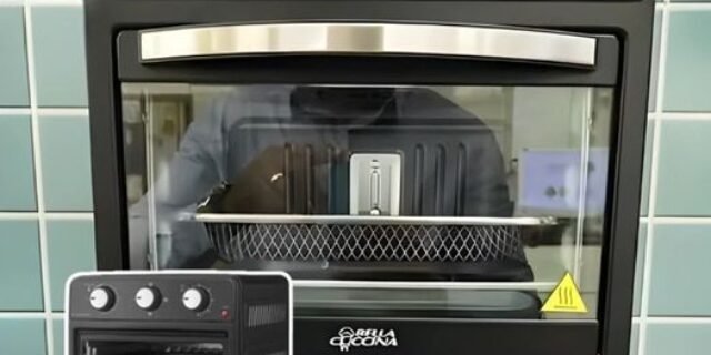 Fritadeira Elétrica sem Óleo/Air Fryer Bella Cuccina BCFR05 Preta com Timer 2,7L