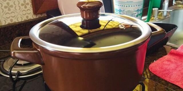 Ceraflame Caçarola de Cerâmica Duo 20cm 2,5 Litros Preto