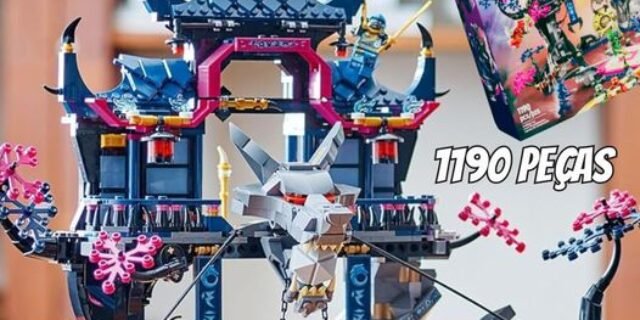 LEGO Set Ninjago 71813 Dojo da Sombra da Máscara do Lobo 1190 peças