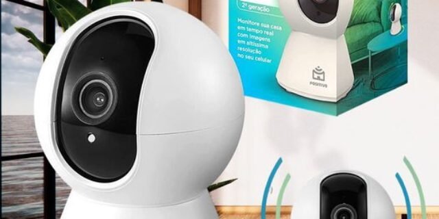 Smart Câmera Bot Wi-Fi 360° Positivo Casa Inteligente 2ª Geração, 1080p