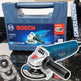 Bosch Esmerilhadeira Angular Gws 850 De 4 1/2′ 850W 220V Com Maleta